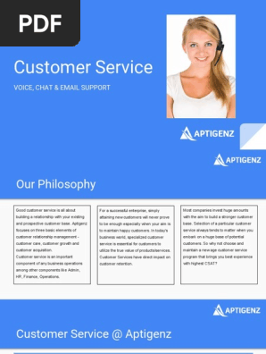 Aptigenz - Customer Service
