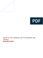 B Tech 1st Year Chemistry Lab Viva Quest PDF