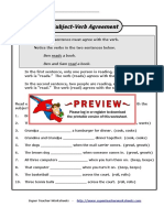 Subject Verb Agreement PDF