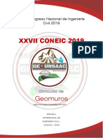 Concurso de Geomuros 2019 para representar a la UNSAAC en el XXVII CONEIC