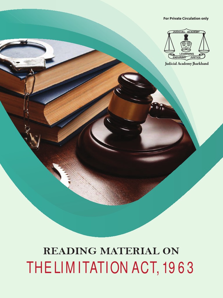 Limitation Book PDF Lawsuit Judgment (Law)