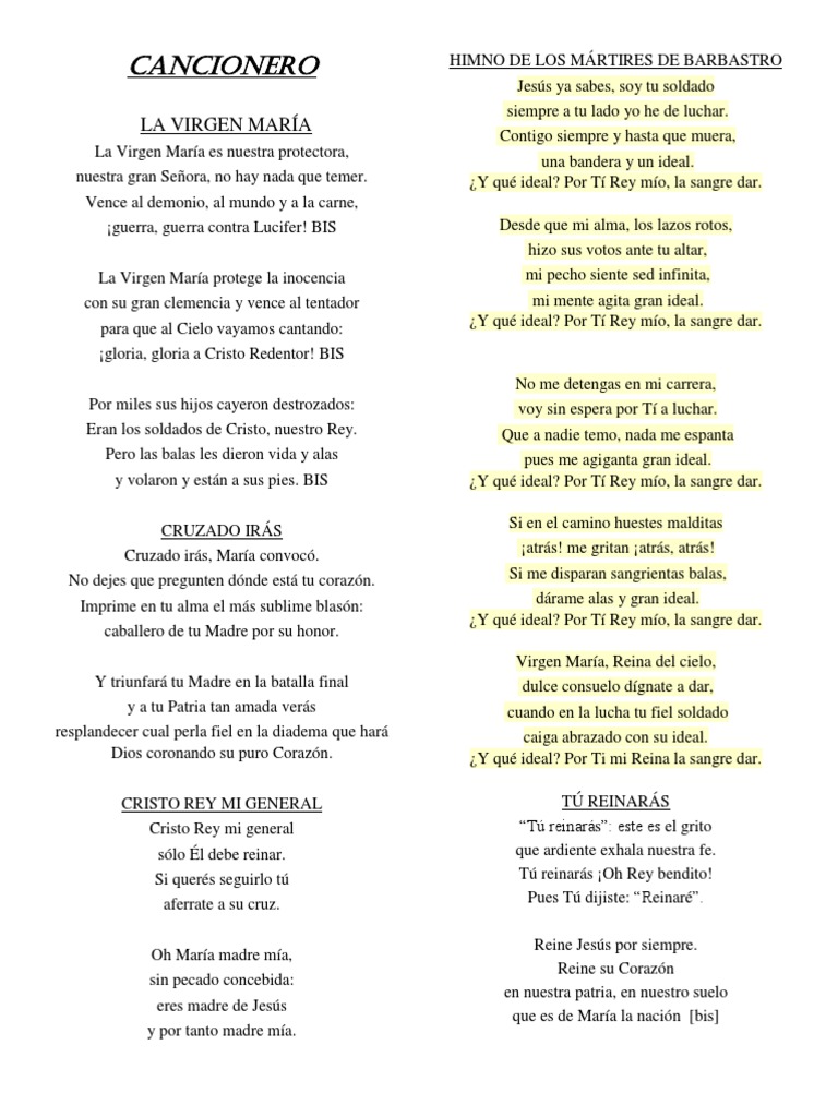 Himnos y Alabanzas a la Virgen María | PDF | María, madre de Jesús ...