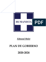 Plan de Gobierno - Partido Humanista