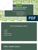 Menganalisis Unsur Pembangun Puisi