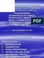 Plan Nacional de Cti 2006-2021