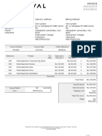 Invoice #IN128641 for Waist Bags