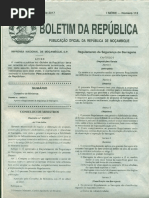 Regulamento Seguranca Barragem Decreto 33 2017 - Mozambique