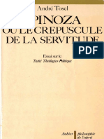 André Tosel - Spinoza Ou Le Crépuscule de La Servitude _ Essai Sur Le Traité Théologico-Politique-Aubier (1992)