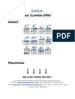 Layla: Eric Clapton (1971) Chords