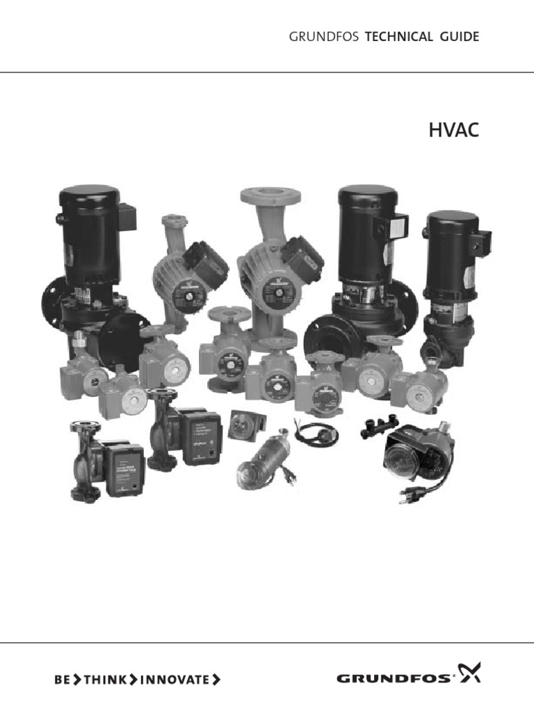 Grundfos Technical Guide HVAC | PDF | Viscosity | Pump
