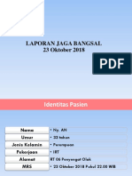 Laporan Jaga Bangsal 23-10-2018