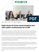 Equipo técnico de Cortizo revisará documento base sobre cambios constitucionales de la CCND - Metro Libre