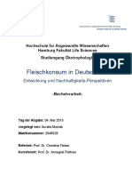 Fleischkonsum in Deutschland Entwicklung Und Nachhaltigkeits-Perspektiven - 2015