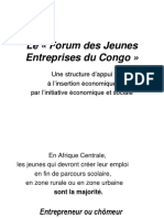 Le Forum Des Jeunes Entreprises Du Congo Daf Dac Brazzaville Avril 2008