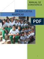 Manual de convivencia I.E marticas