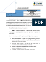 Informe de Inspección Sucursal San Fernando de Apure