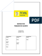 Instructivo Seguro para Trabajos en Caliente