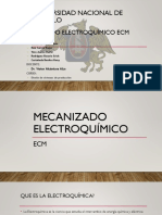 Maquinado electroquímico