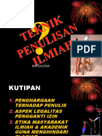 Teknik Penulisan Ilmiah