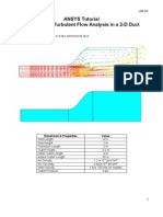 Copy of Ansys Flotran 2d Duct Example