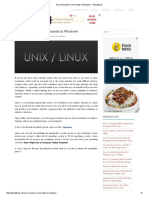 Run UNIX - LINUX Commands in Windows