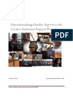 Operationalizing Gender Aspects in The CISP