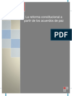 La Reforma Constitucional A Partir de Los Acuerdos de Paz de El Salvador