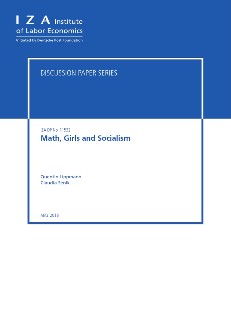 Maths Girls and Socialism | PDF | Programme For International Student ...