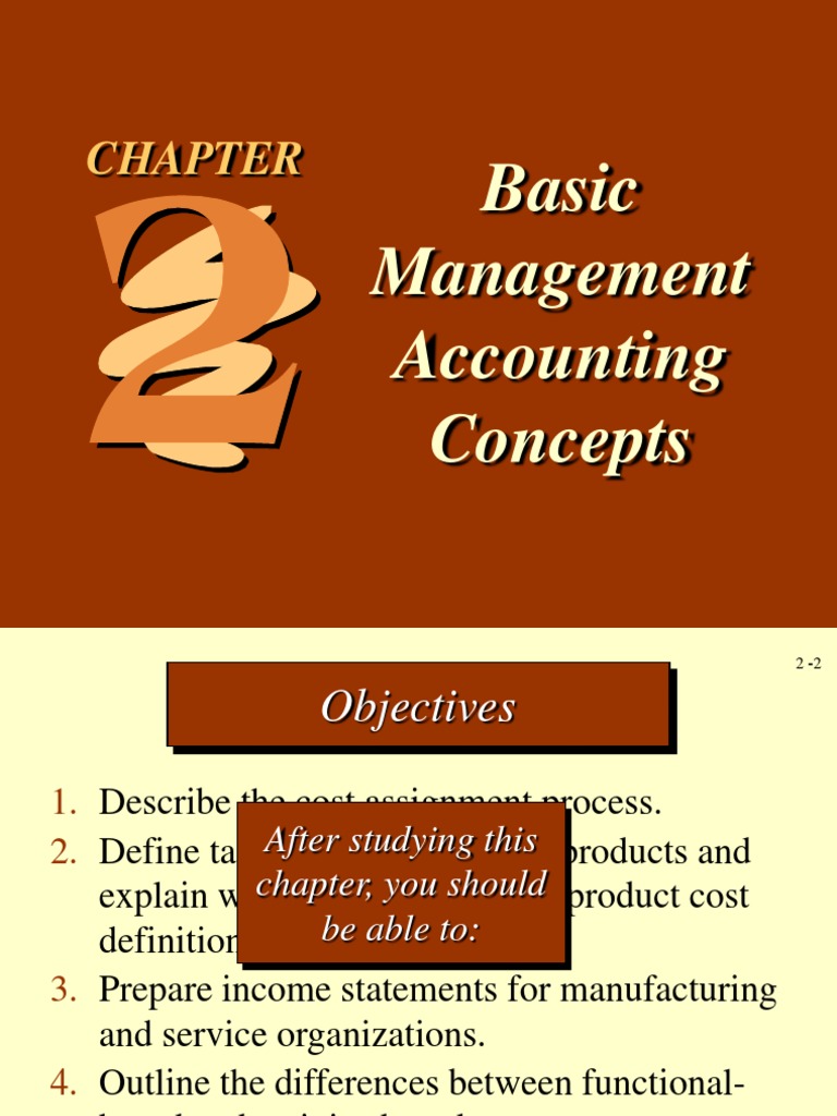 Management Accounting Cost Concepts | PDF | Cost Of Goods Sold | Inventory