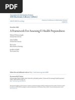 A Framework for Assessing E-Health Preparedness