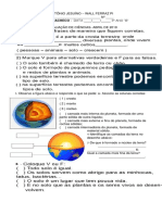 Ciências 3º B - Abril 2019