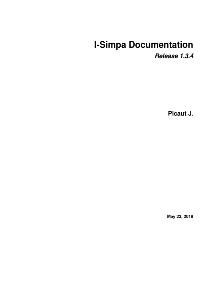 I-Simpa User Guide v1.3.4 | PDF | Spreadsheet | 3 D Computer Graphics