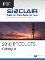 Sinclair 2018 Product Catalog