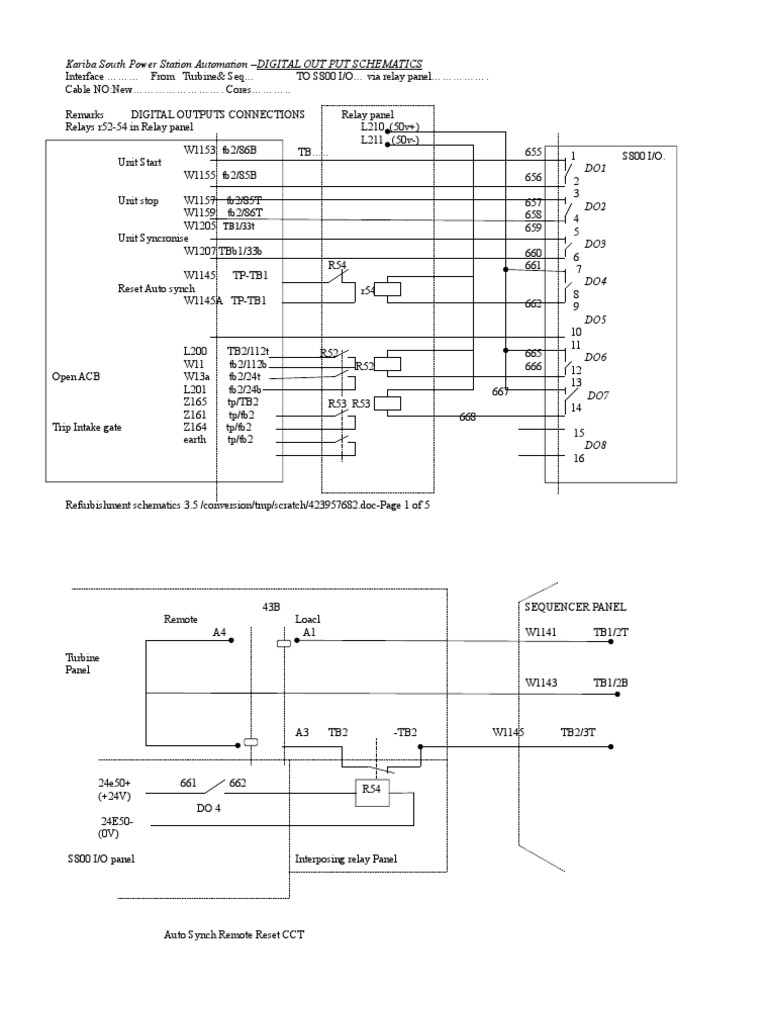 Digital Outputs Schematics | PDF | Electricity | Electronic Engineering