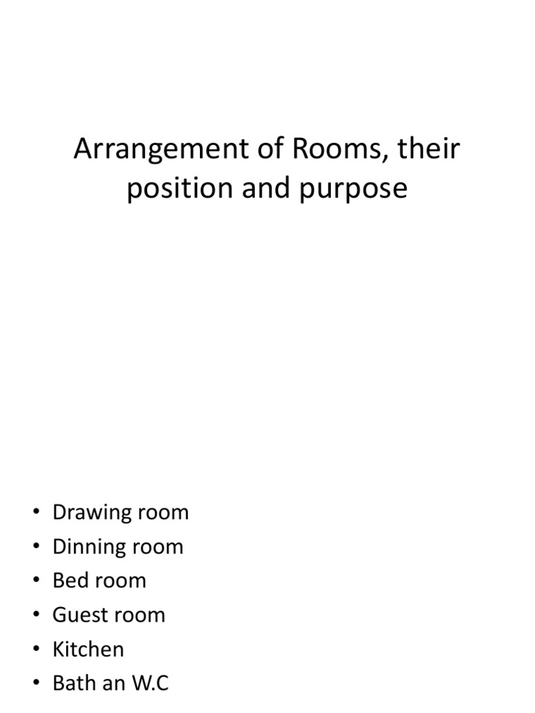 Room Arrangement and Standards Guide | PDF | Stairs | Kitchen