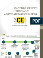 Flujo Prestación de Servicios de 3CE