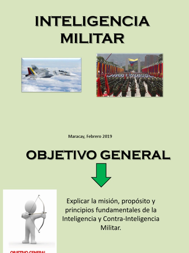 Inteligencia Militar I PDF Inteligencia militar Inteligencia