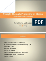 Stright Through Processing of Insurance Claims - Rama Warrier - AIR Conference 2003