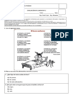 Evaluación 2º básico 