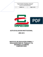 Auto Evaluacioninstitucional2013