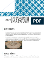 Extracción de Cafeína