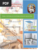 Sistema de Distribucion de Agua Fria