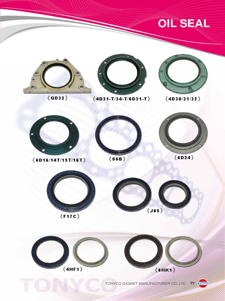 Oil Seal PDF Motor Vehicle Propulsion