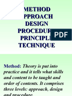 Approach and Method
