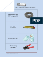 Materiales Para La Preparación de Cables Utp