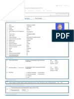 Undergraduate Admission 2019: Application Form Fee Invoice