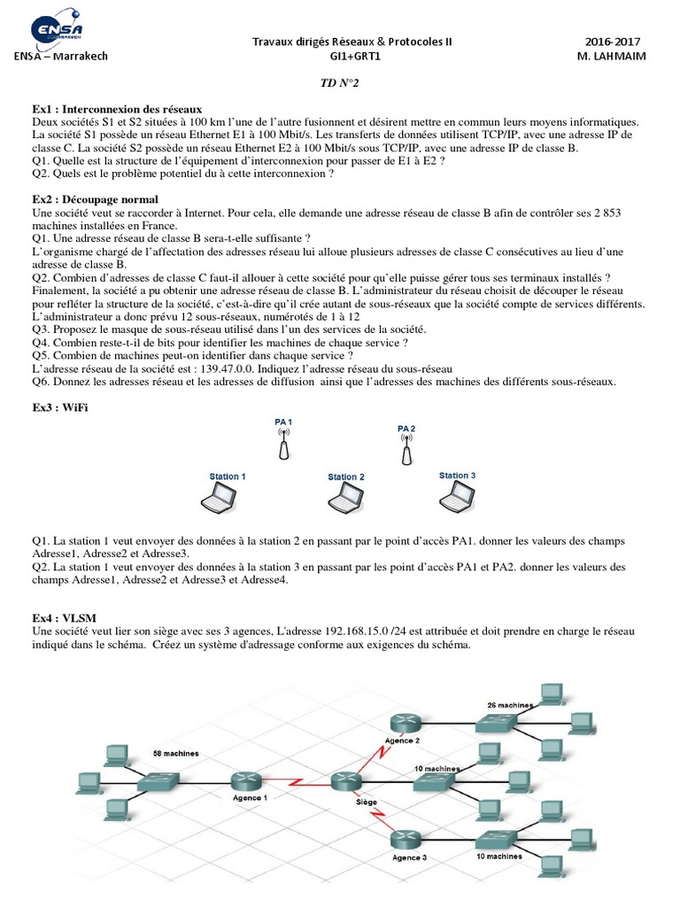 Interconnexion et gestion des réseaux | PDF | Adresse IP | Réseau ...