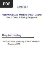 Algorithmic State Machine (ASM) Charts: VHDL Code & Timing Diagrams