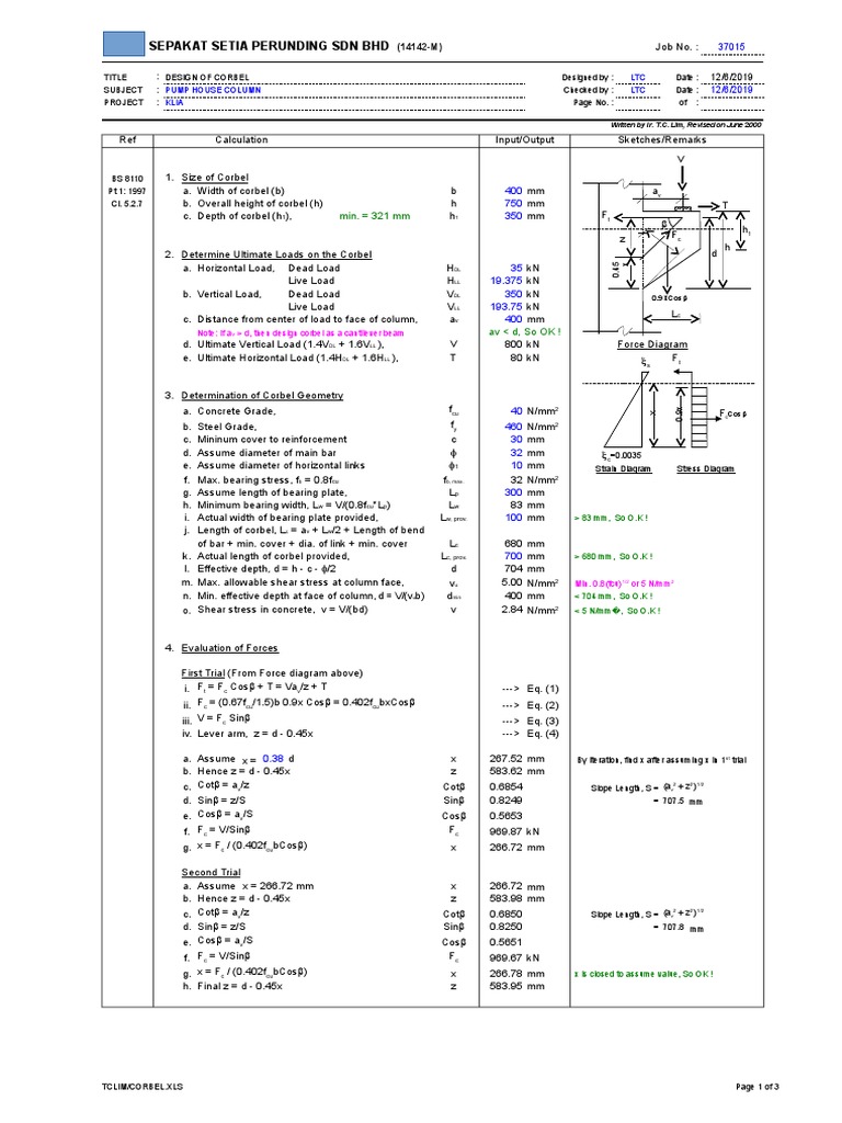 Corbel | PDF | Precast Concrete | Beam (Structure)