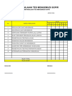 Form Penilaian Tes Mengemudi Sopir